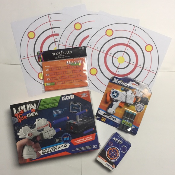 Nerf Launcher & Electric Target Scoring Game Set - Picture 2 of 13